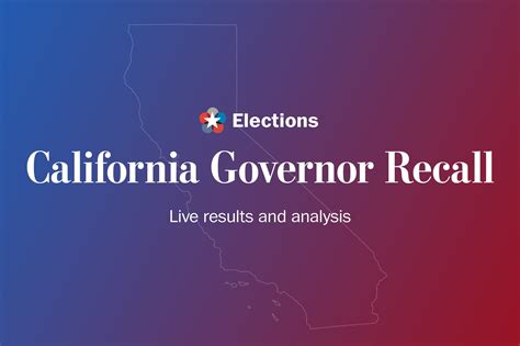 california recall election
